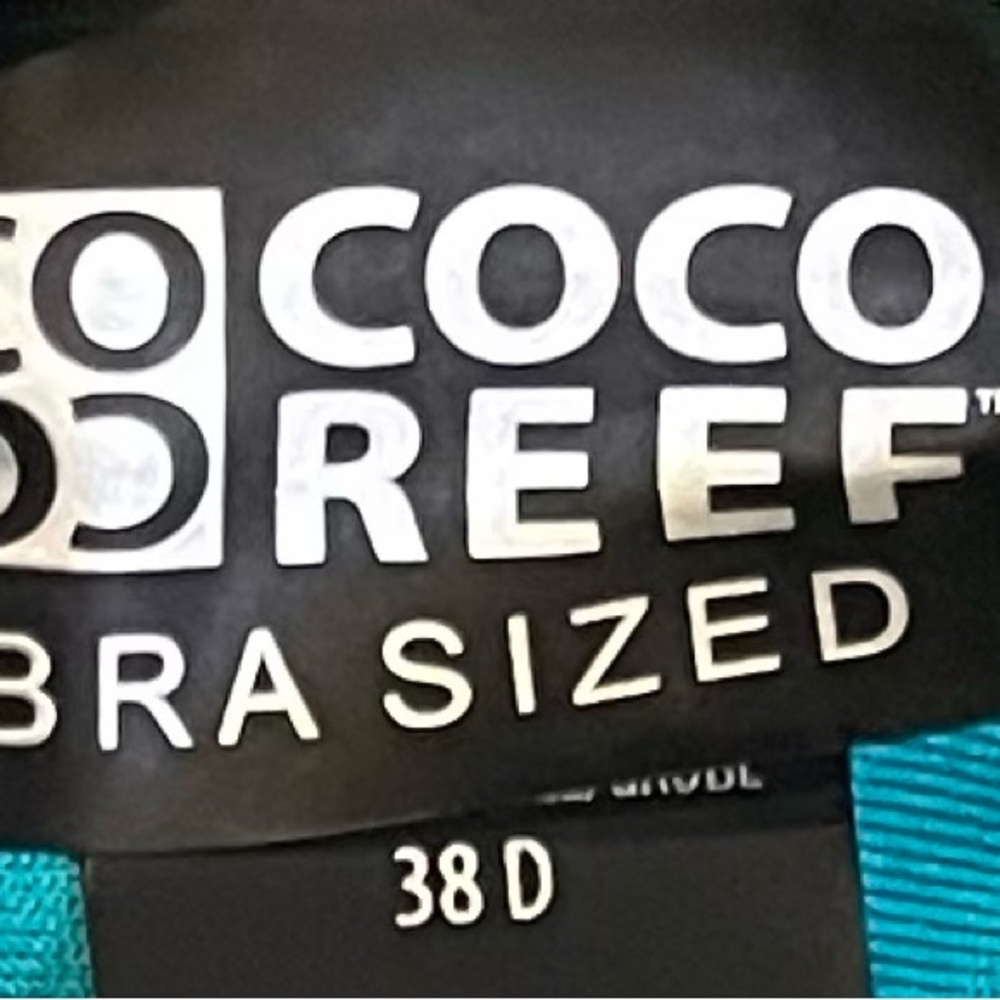 Coco Reef Tankini Top 38D – Bra-Sized Underwire Swim Top Safari Tropical Print - Picture 8 of 9